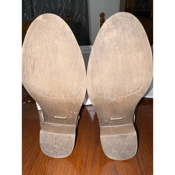 Blowfish Malibu Brown Veto Faux Suede Ankle Boots Side Zip Women 8 Buckle New - Picture 7 of 13